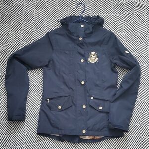 Mountain Horse Navy Women’s Hooded Riding Jacket